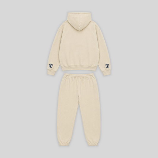Cream Tracksuit Set | Essentials