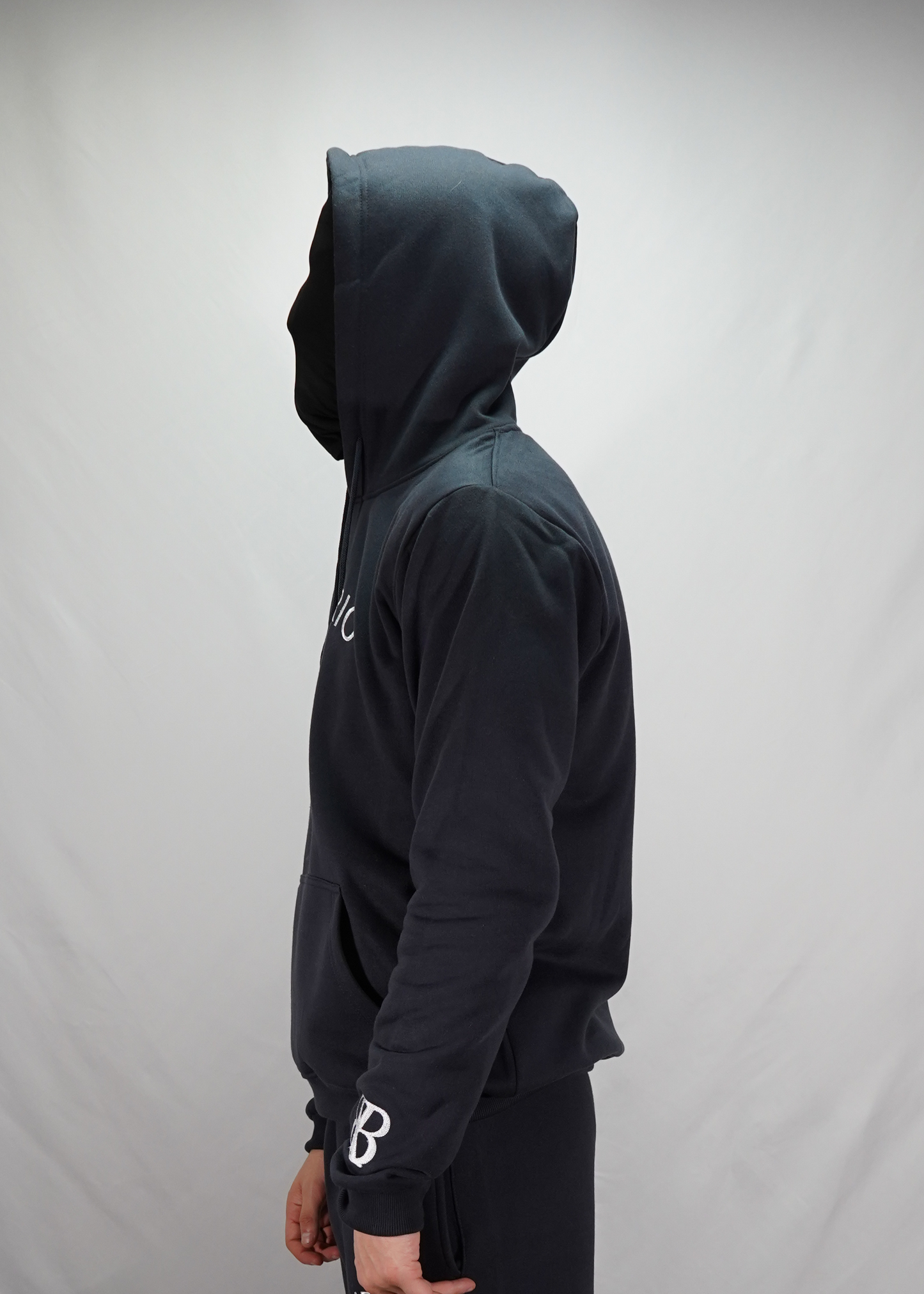 Sweat à capuche bleu marine