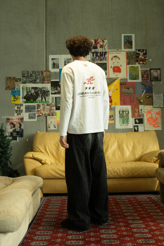 White Longsleeve Shirt | Dream Chaser