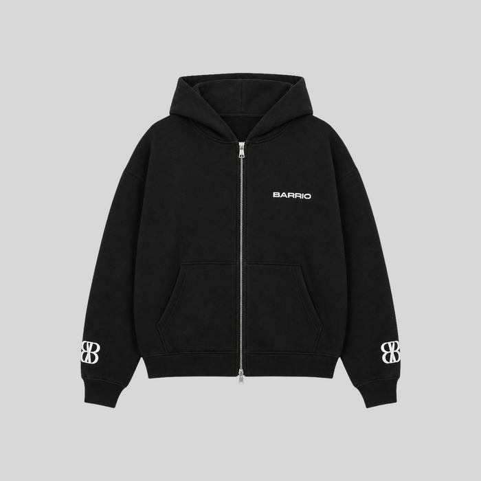 Black Zip-Up Hoodie | Lost Identity
