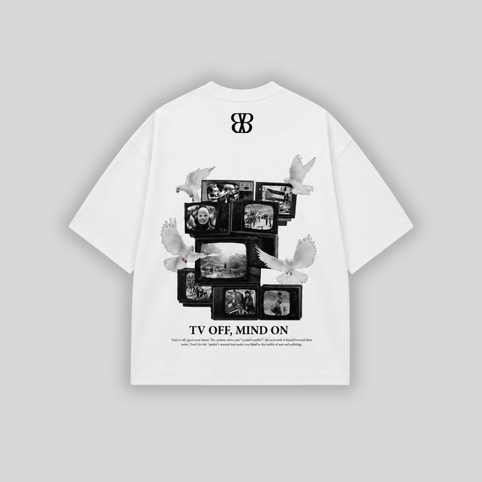 White Tee | TV Off Mind On