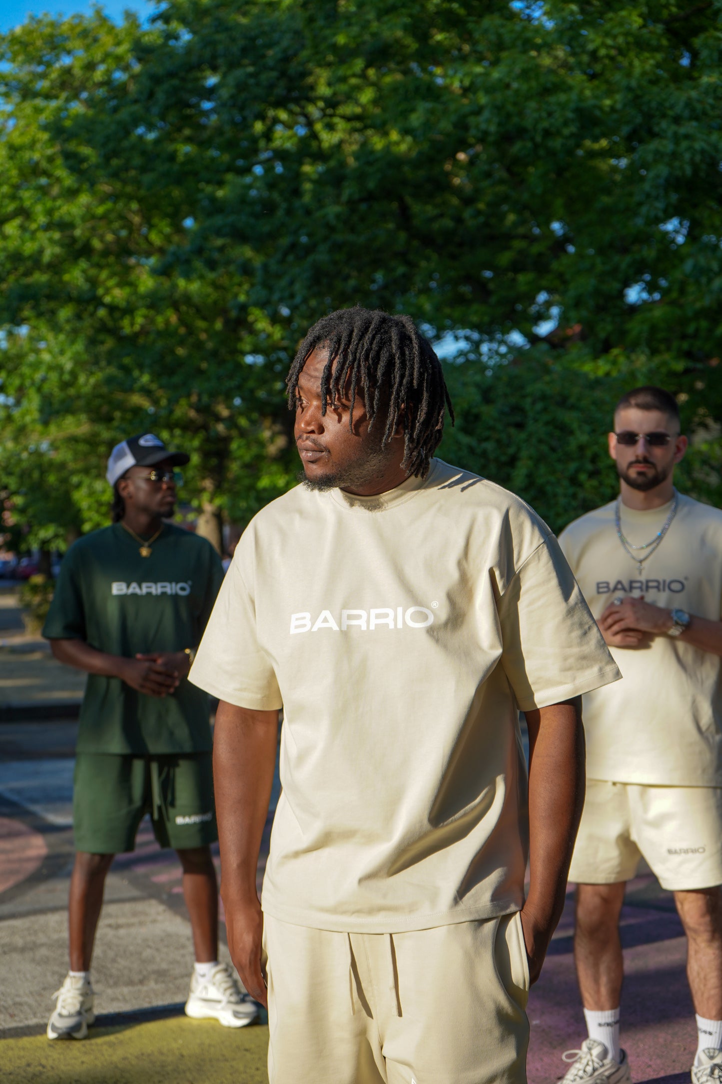 Barrio Essential Pastel Grey T-Shirt