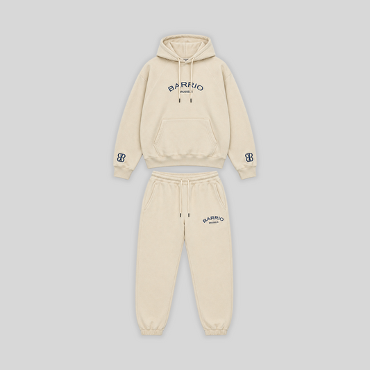 Cream Tracksuit Set | Essentials