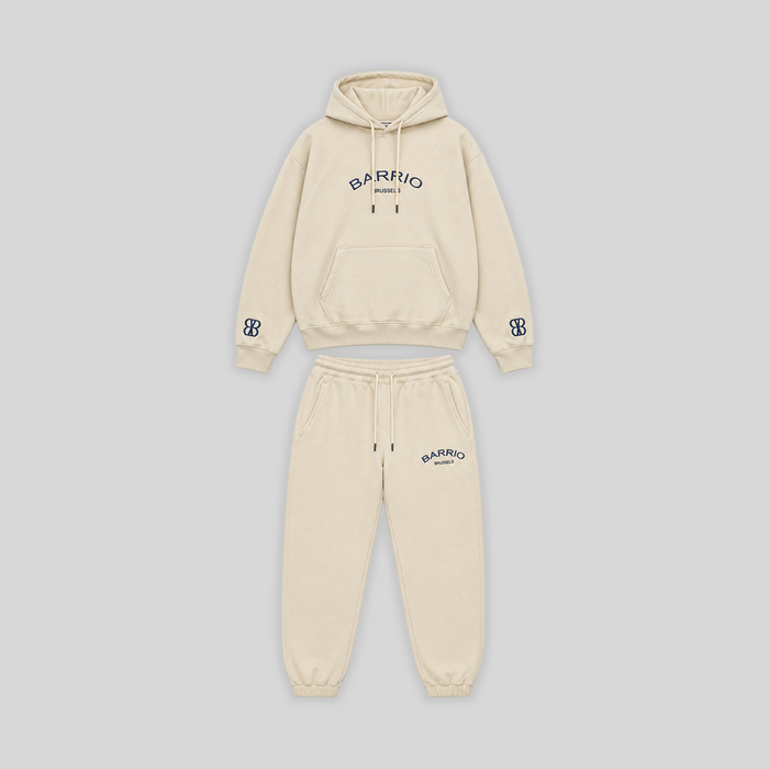 Cream Tracksuit Set | Essentials