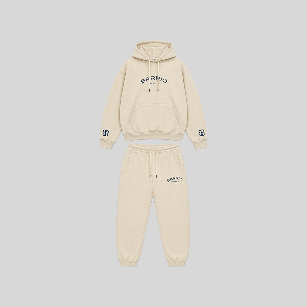Cream Tracksuit Set | Essentials