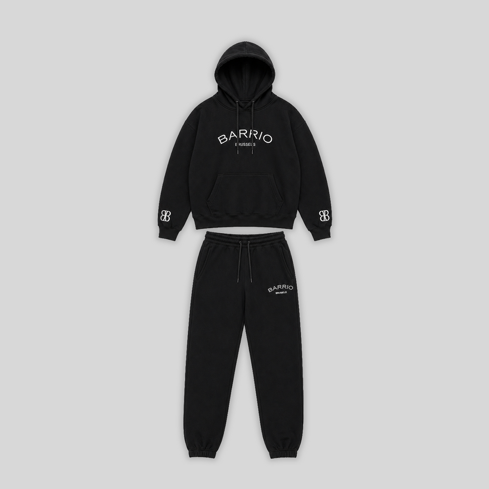 Black Tracksuit Set | Essentials