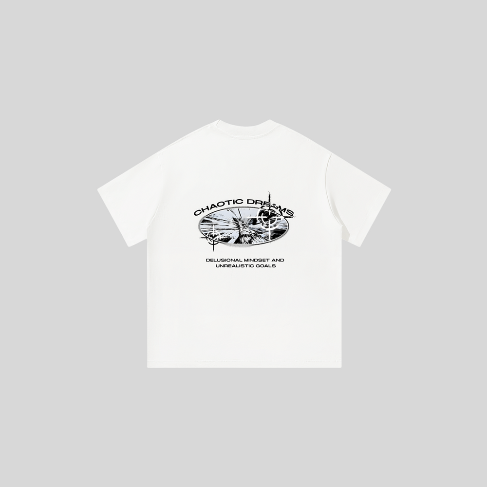 White Oversized Tee | Chaotic Dreams