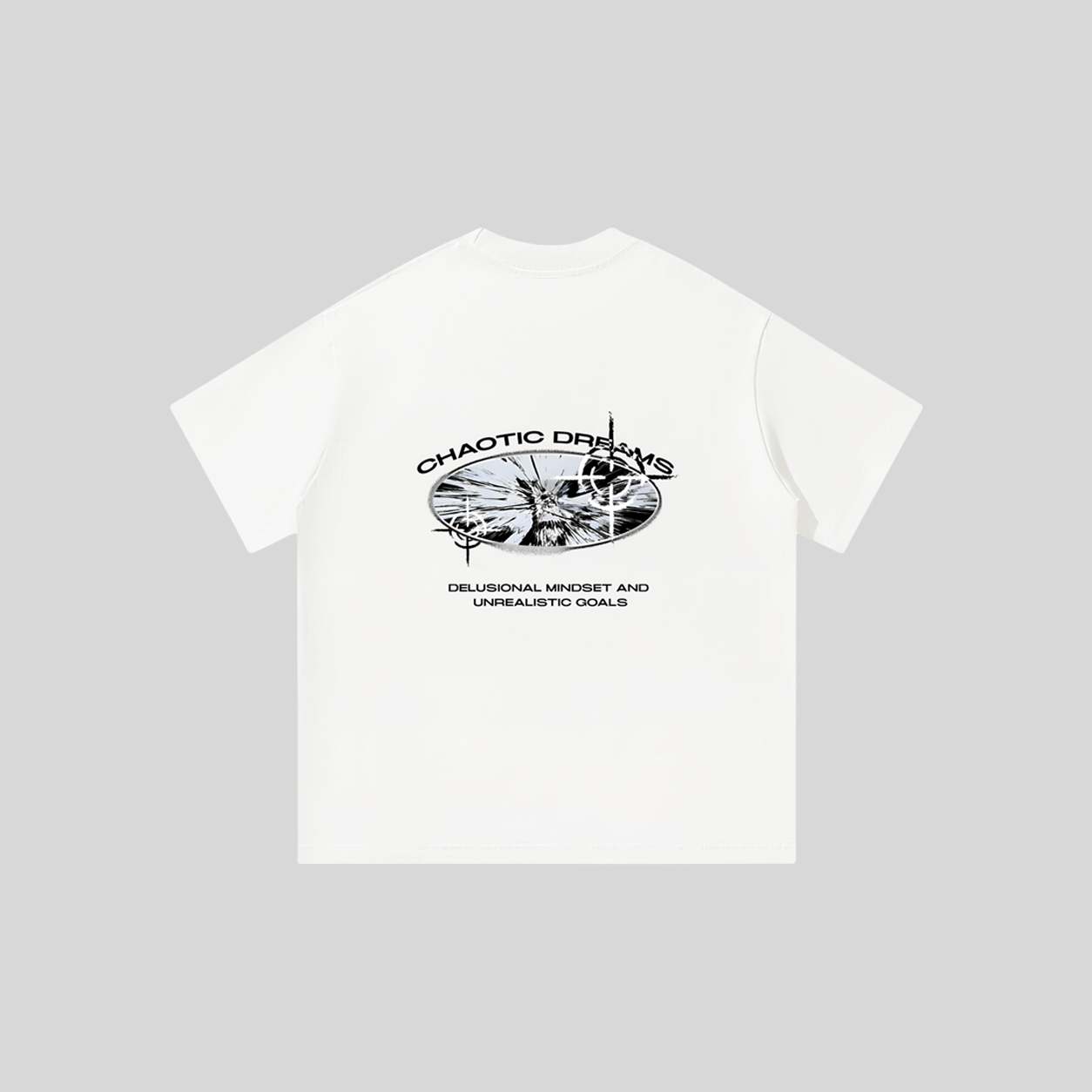 White Oversized Tee | Chaotic Dreams