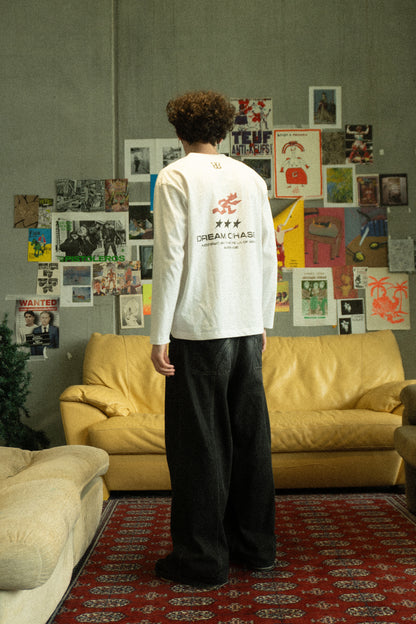 White Longsleeve Shirt | Dream Chaser