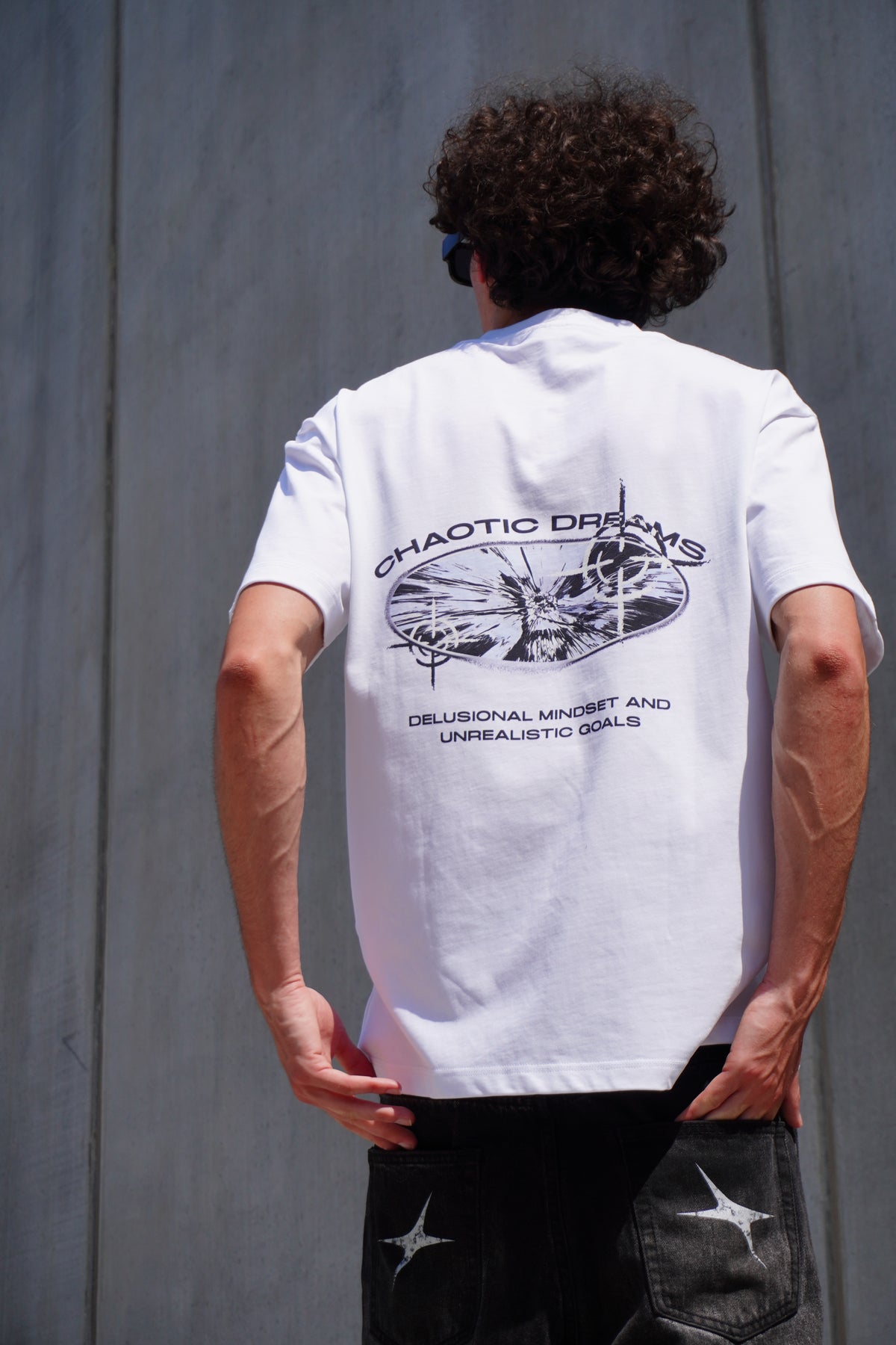 White Oversized Tee | Chaotic Dreams