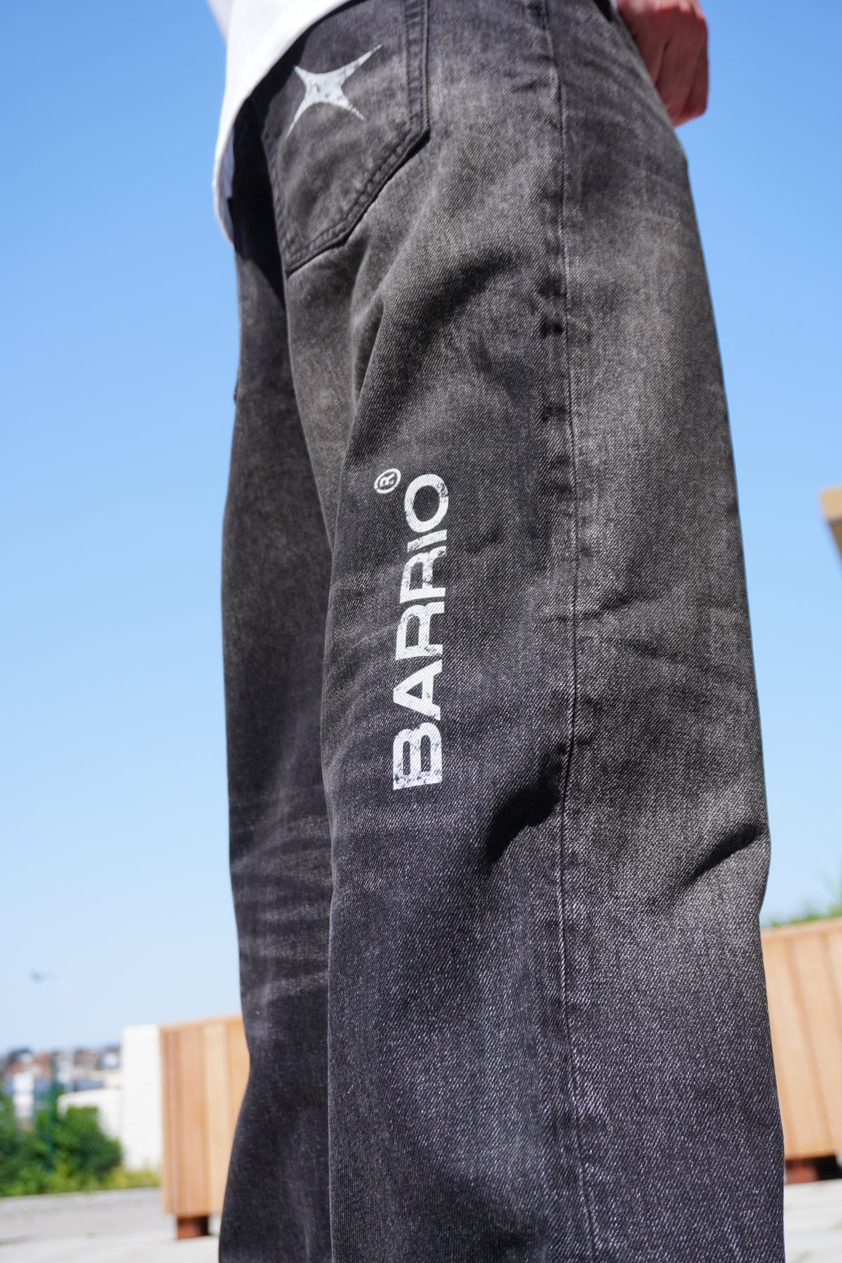 Black Vintage Wash Denim Jeans | Chaotic Dreams