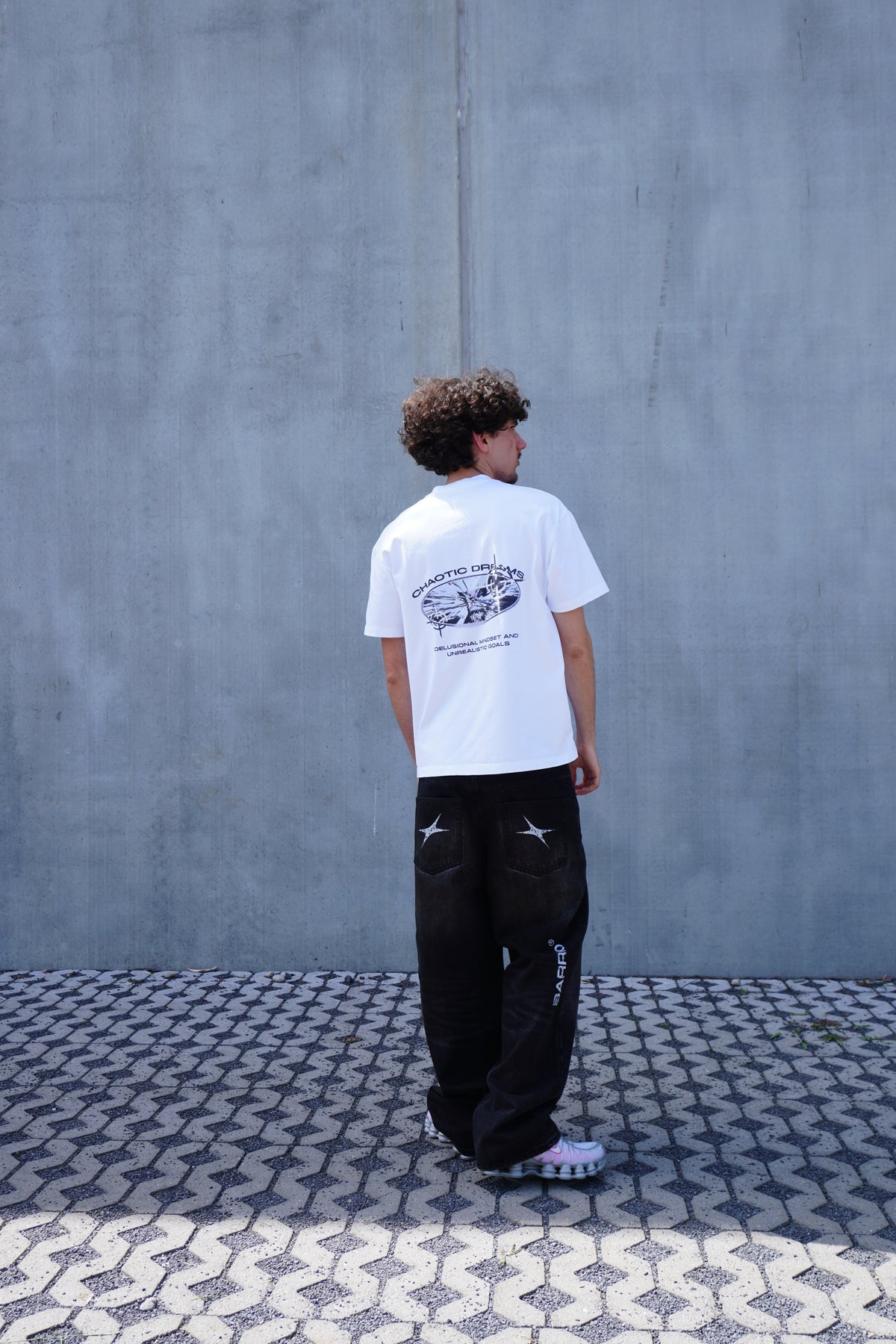 White Oversized Tee | Chaotic Dreams