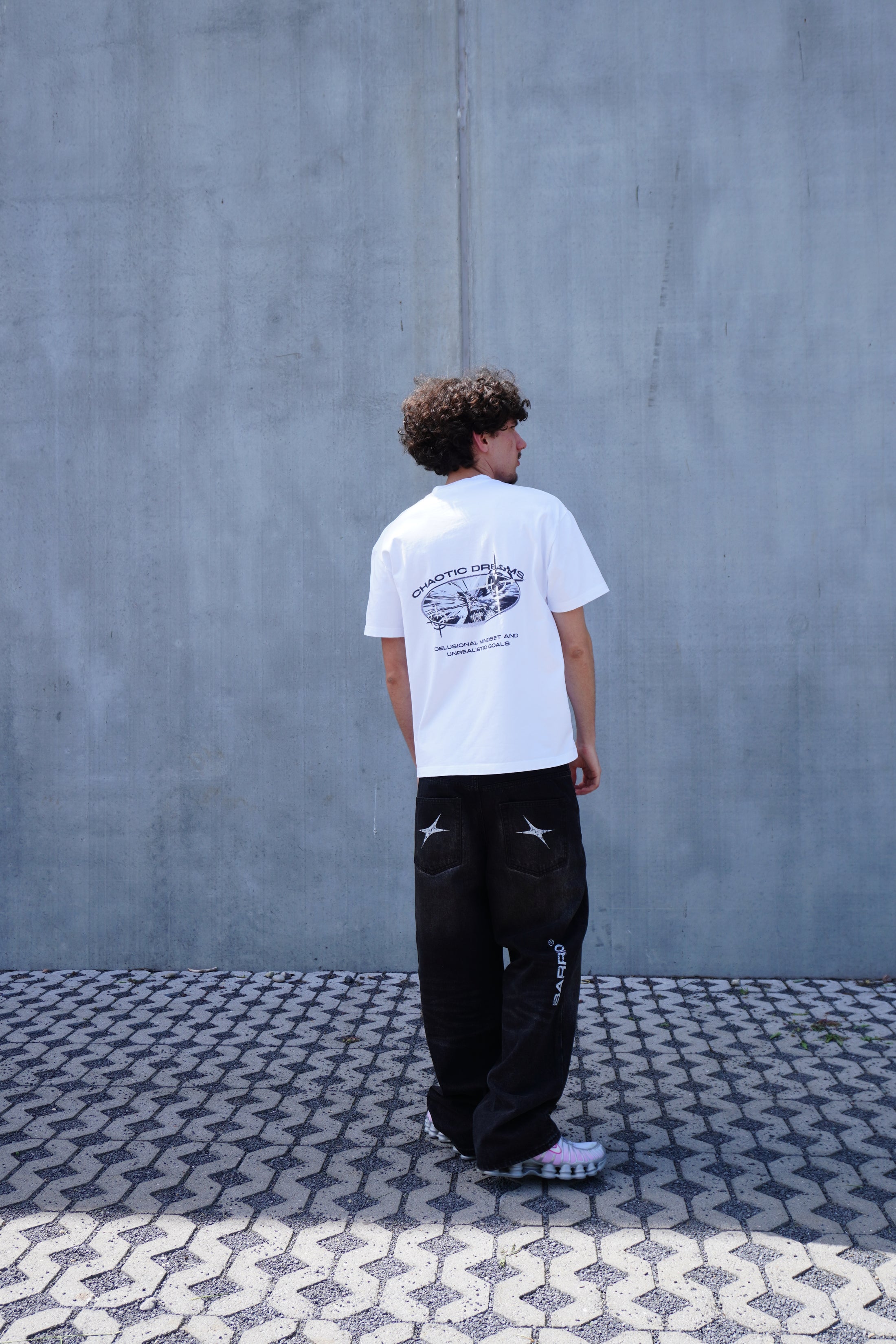 White Oversized Tee | Chaotic Dreams