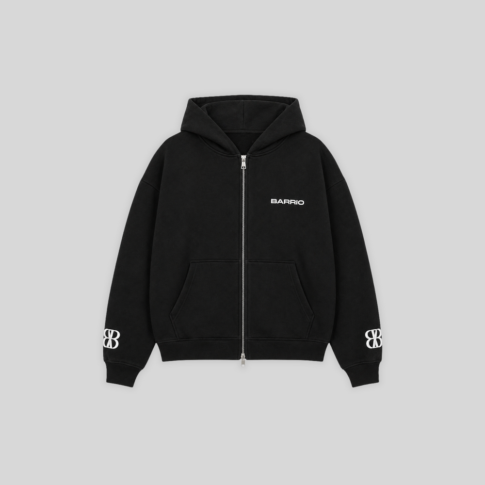 Black Zip-Up Hoodie | Lost Identity
