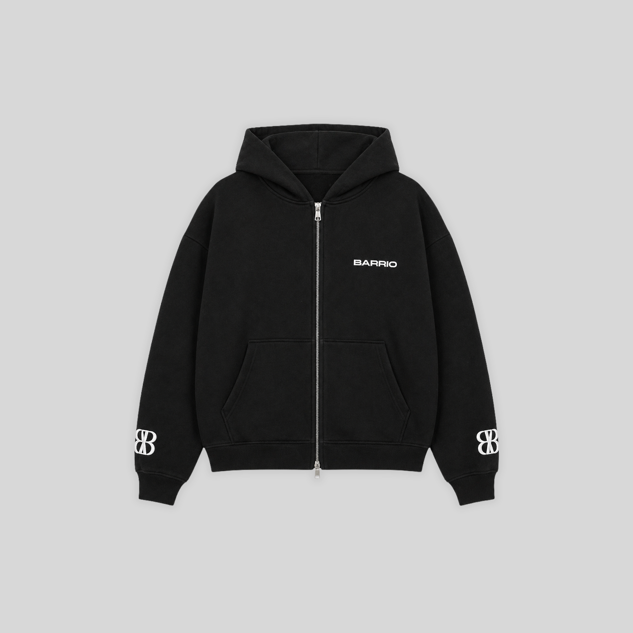 Black Zip-Up Hoodie | Lost Identity
