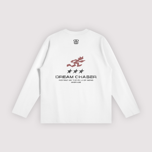 White Longsleeve Shirt | Dream Chaser