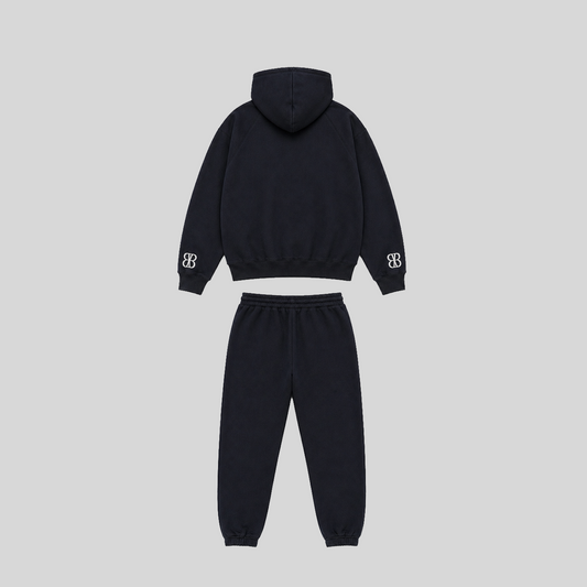 Navy Tracksuit Set | Essentials