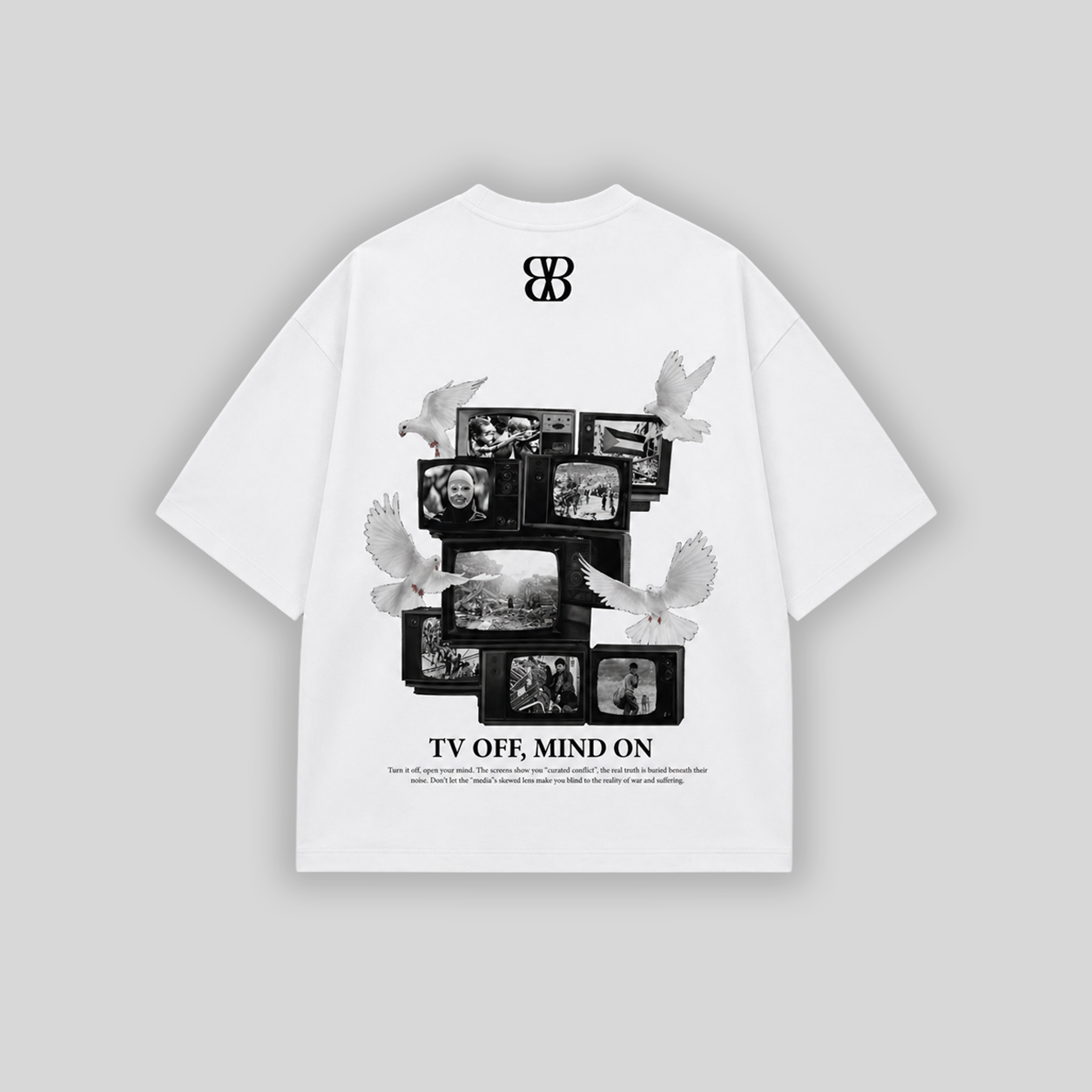 White Tee | TV Off Mind On