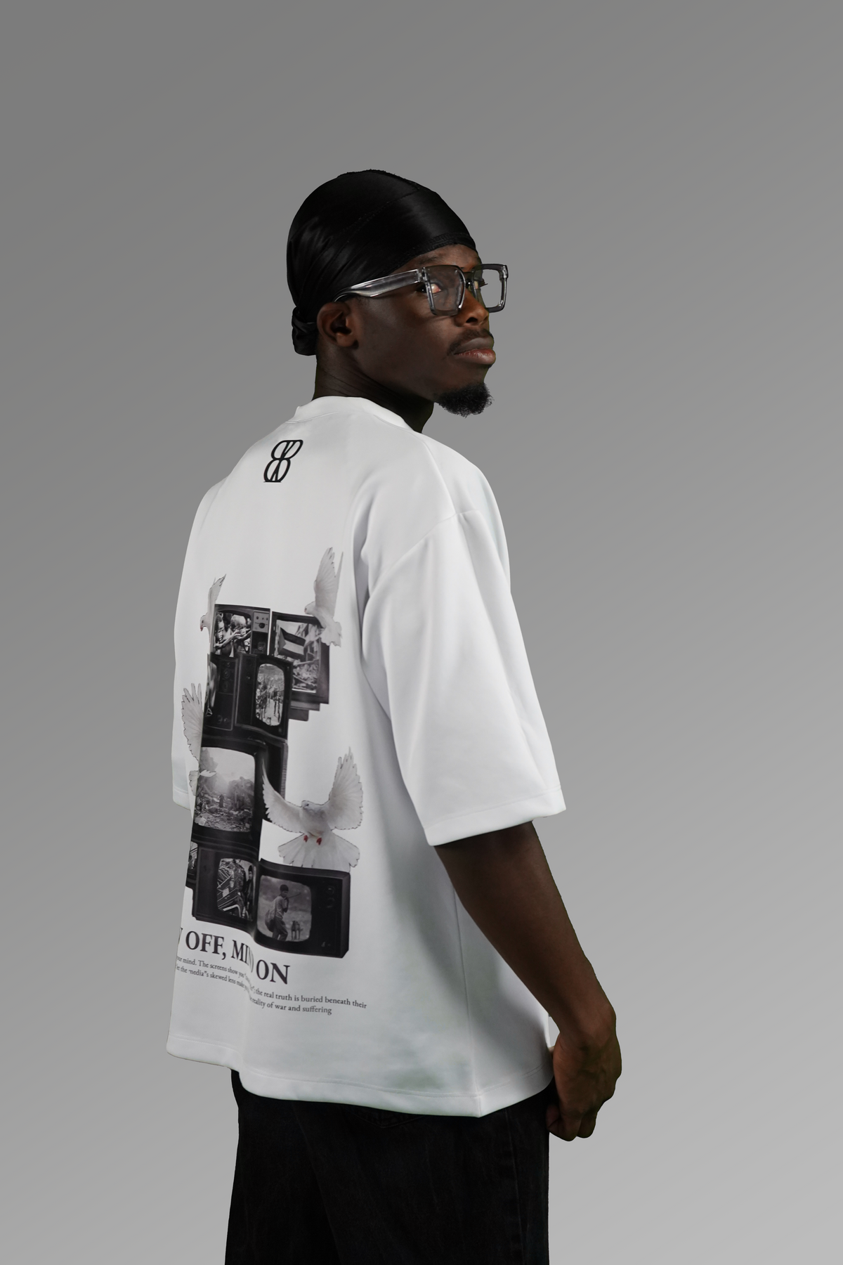 White Tee | TV Off Mind On