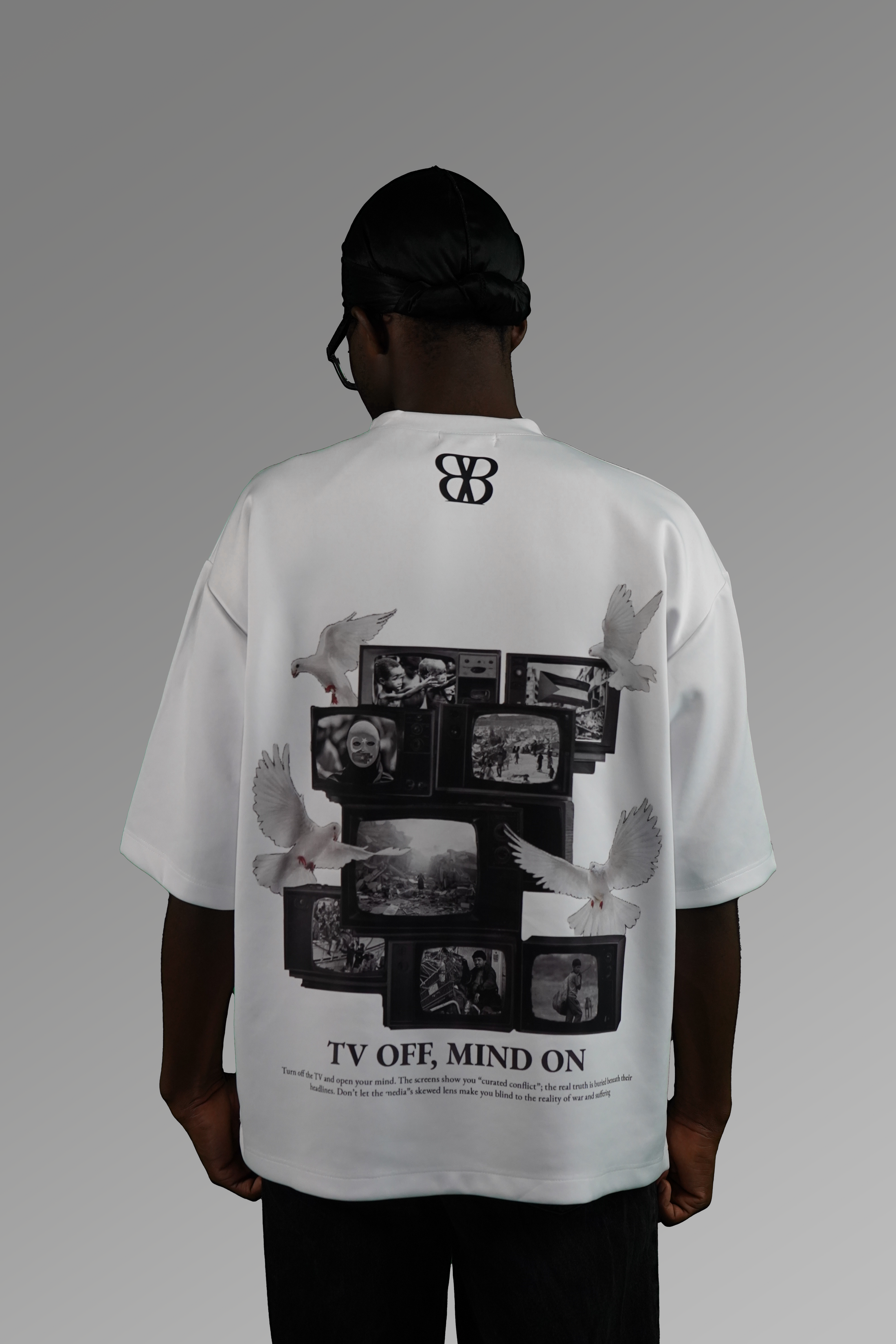 White Tee | TV Off Mind On